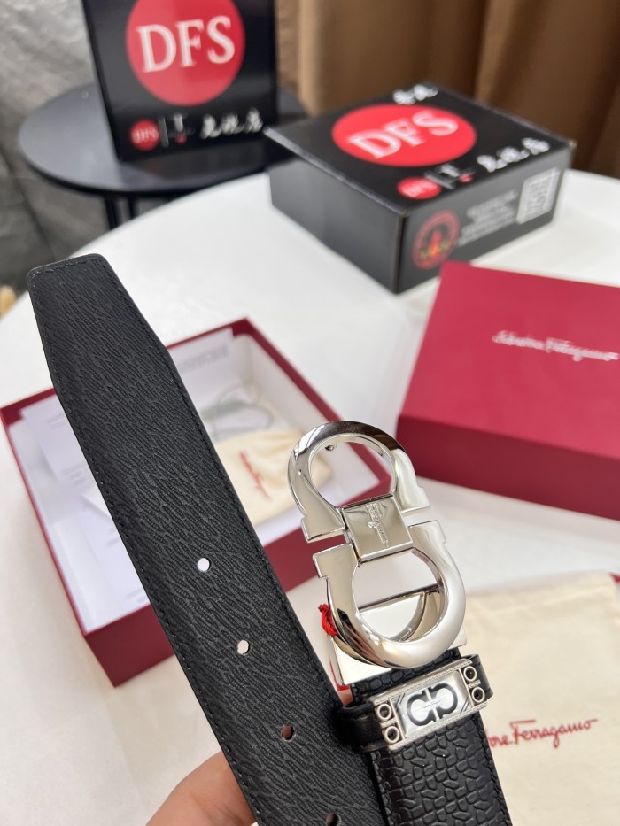 Streetwear Belt Ferragamo 321437 size:3.5cm