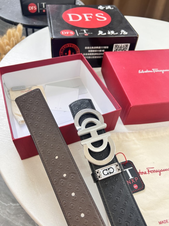 Streetwear Belt Ferragamo 321532 size:3.5cm