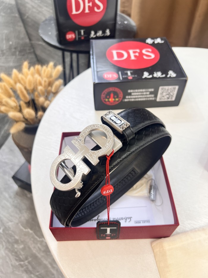 Streetwear Belt Ferragamo 321463 size:3.5cm