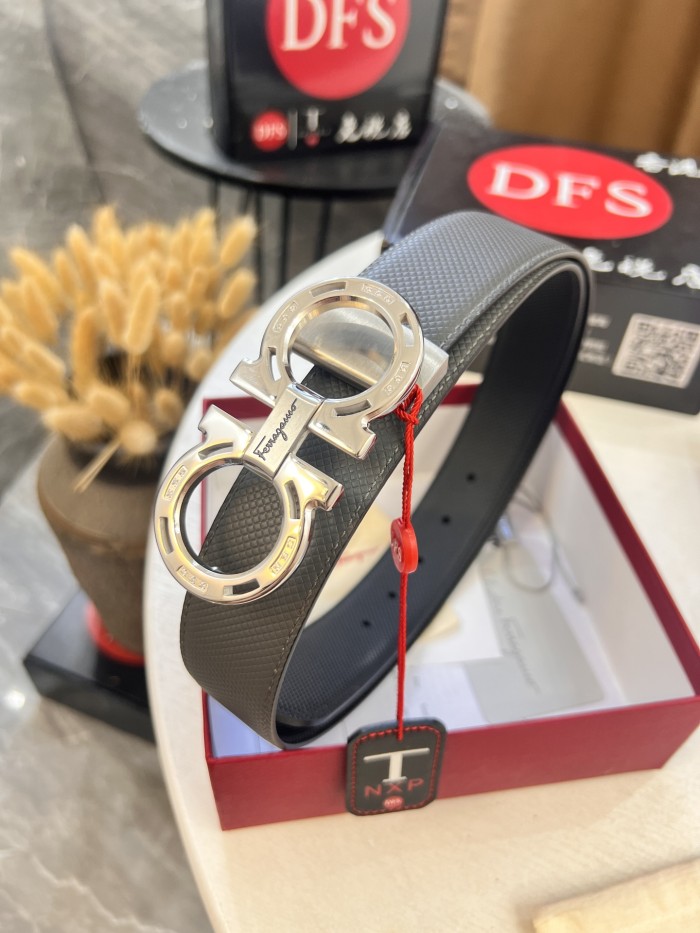 Streetwear Belt Ferragamo 321478 size:3.5cm