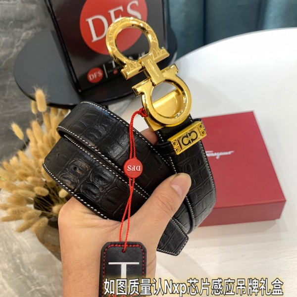 Streetwear Belt Ferragamo 321201 size:3.5cm