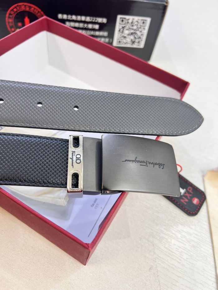 Streetwear Belt Ferragamo 321586 size:3.5cm