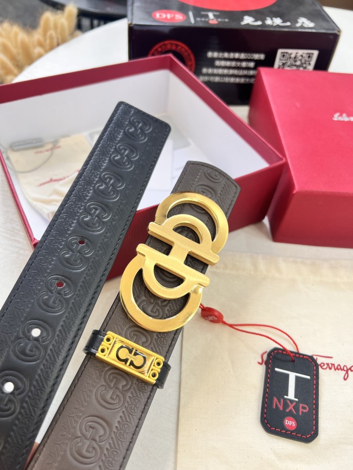 Streetwear Belt Ferragamo 321531 size:3.5cm