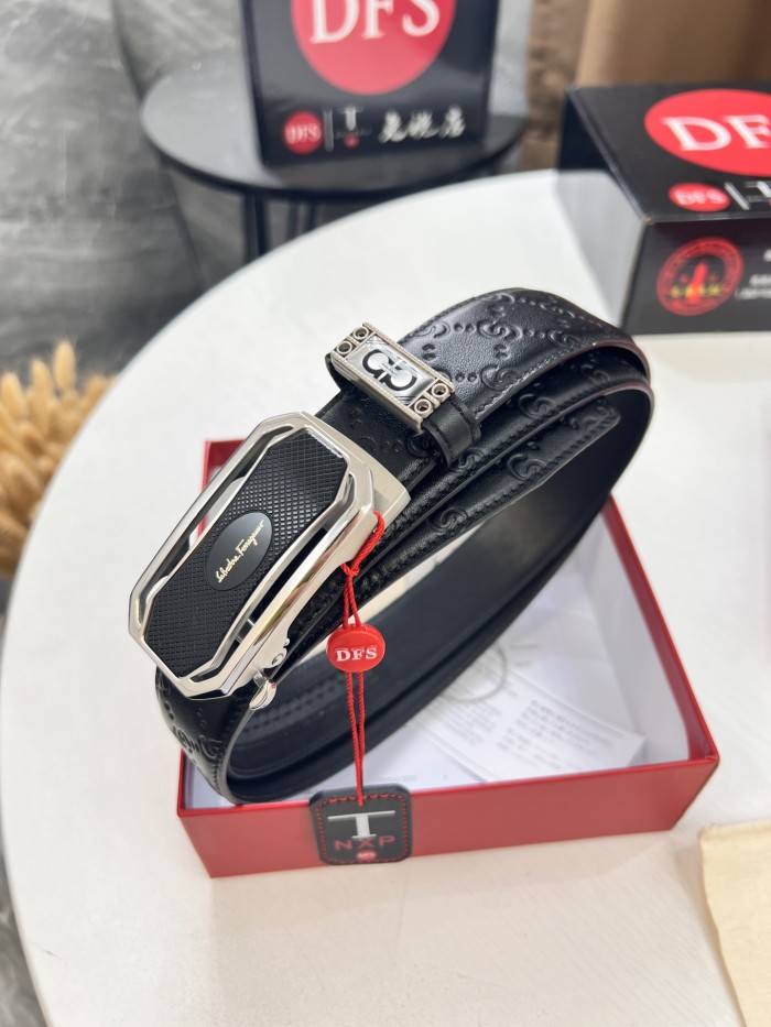 Streetwear Belt Ferragamo 321601 size:3.5cm