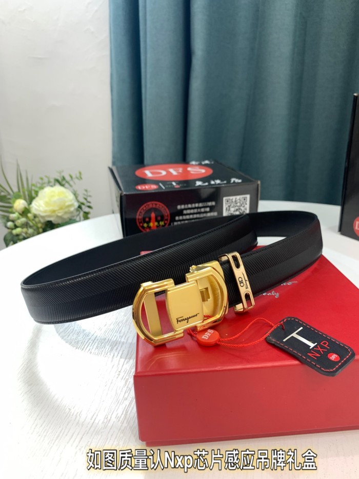Streetwear Belt Ferragamo 321381 size:3.5cm