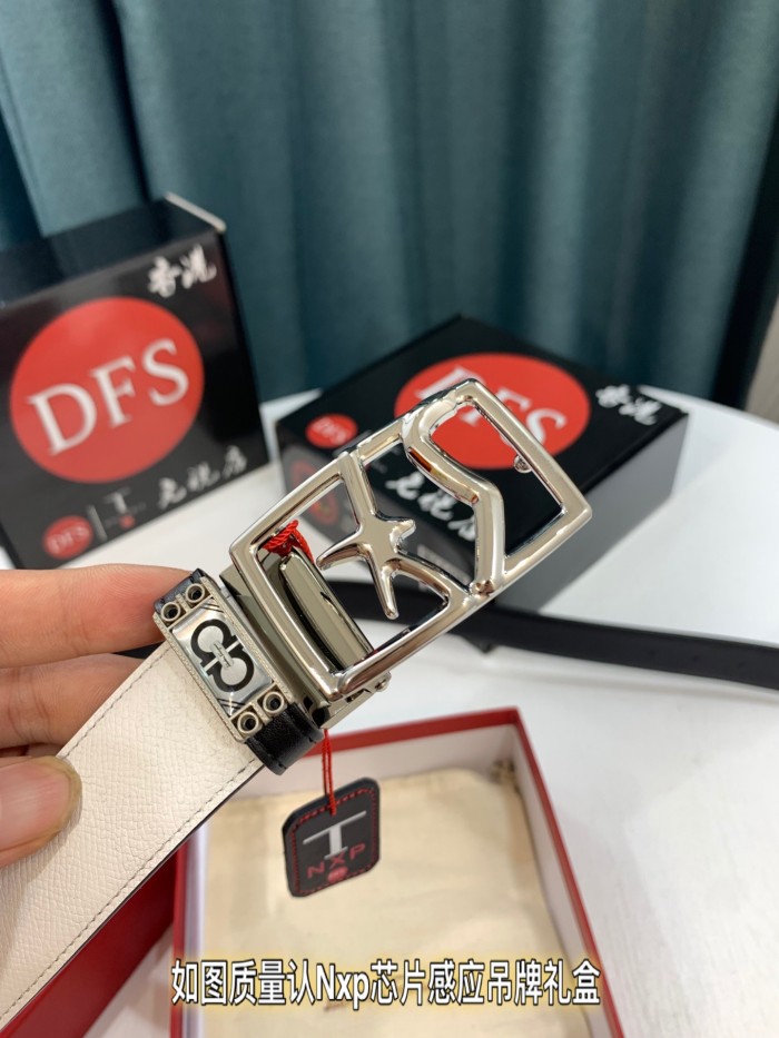 Streetwear Belt Ferragamo 321330 size:3.5cm