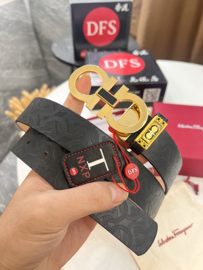 Streetwear Belt Ferragamo 321394 size:3.5cm