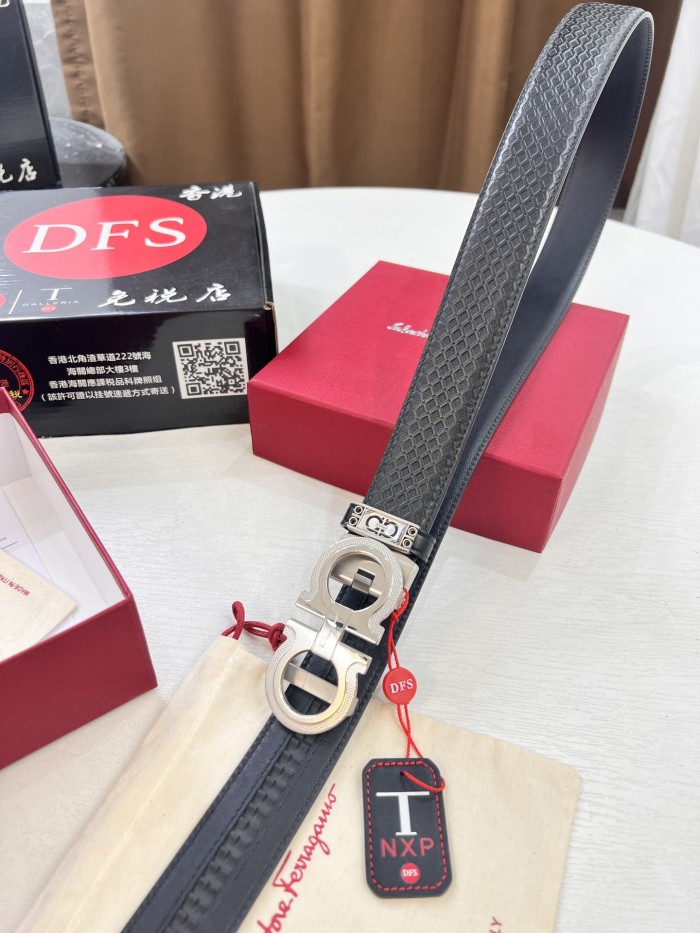 Streetwear Belt Ferragamo 321605 size:3.5cm