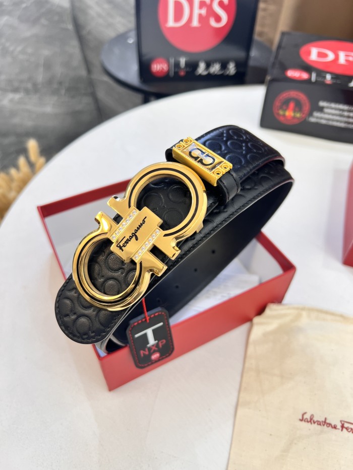 Streetwear Belt Ferragamo 321356 size:3.5cm