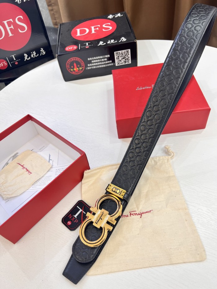 Streetwear Belt Ferragamo 321356 size:3.5cm