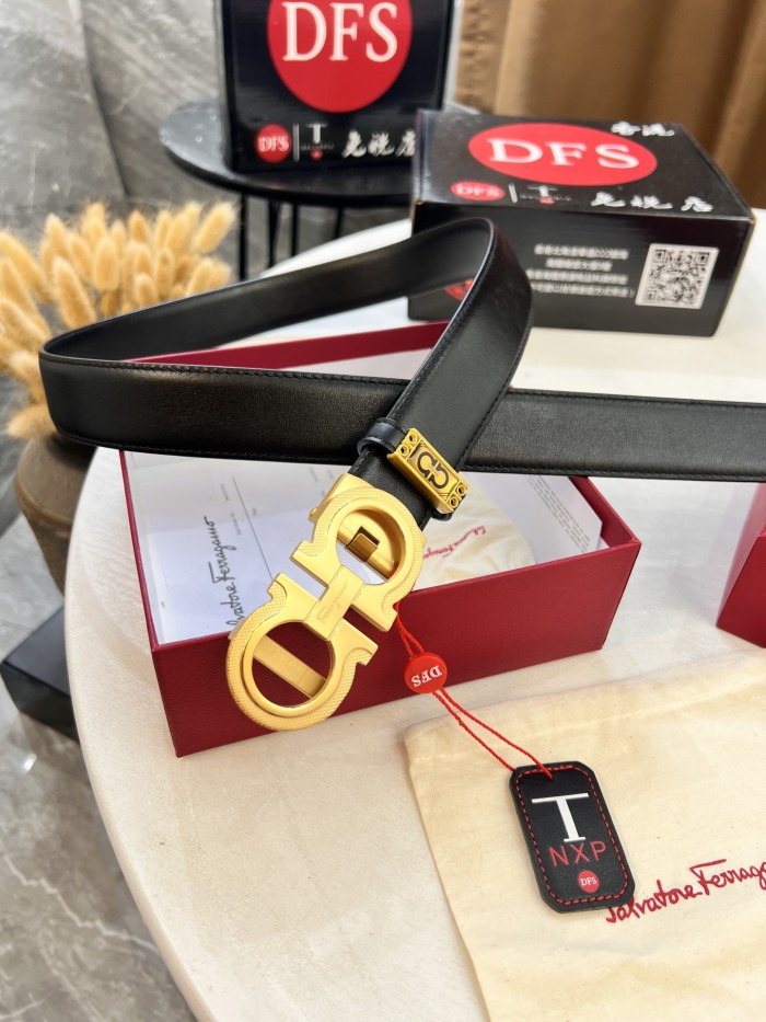 Streetwear Belt Ferragamo 321458 size:3.5cm