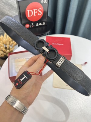 Streetwear Belt Ferragamo 321178 size:3.5cm