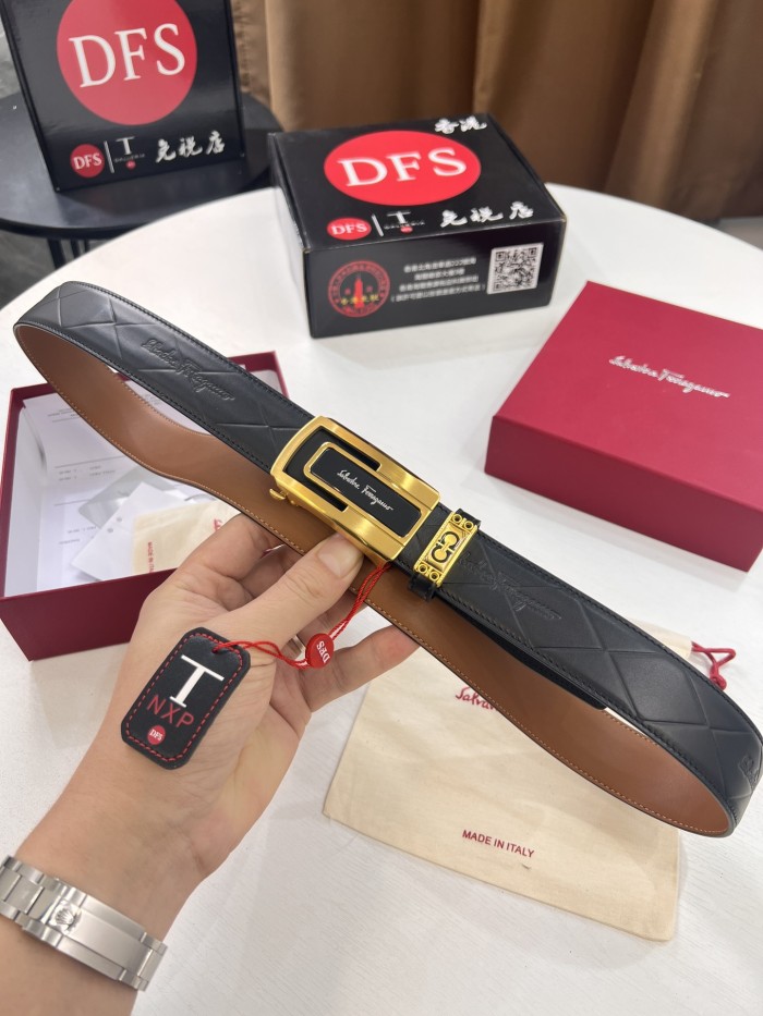 Streetwear Belt Ferragamo 321553 size:3.5cm