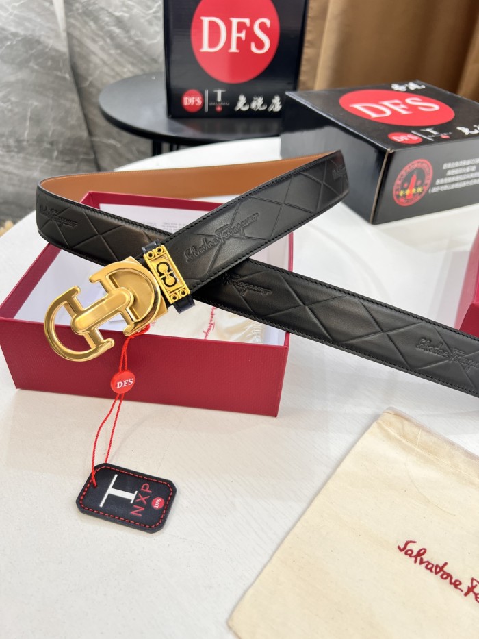 Streetwear Belt Ferragamo 321417 size:3.5cm