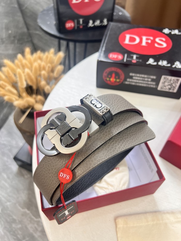 Streetwear Belt Ferragamo 321474 size:3.5cm