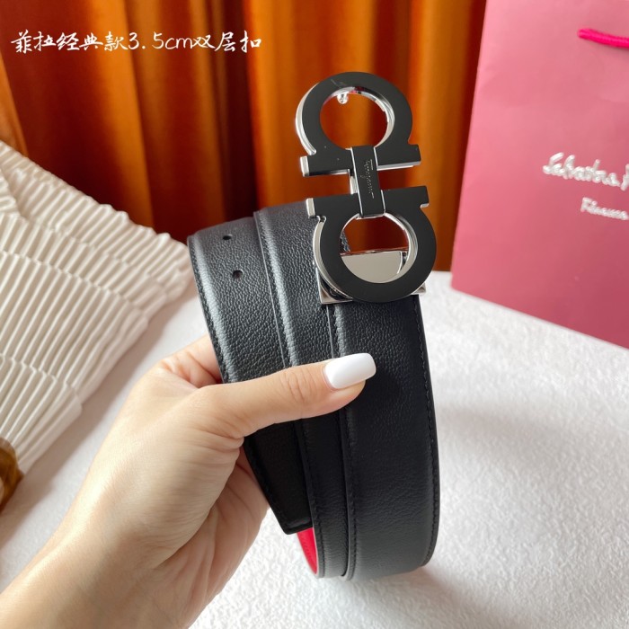 Streetwear Belt Ferragamo 321449 size:3.5cm