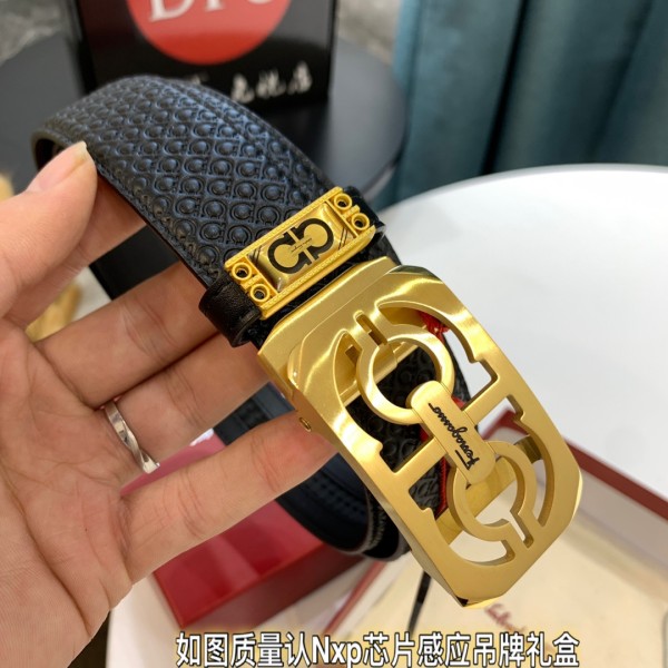 Streetwear Belt Ferragamo 321399 size:3.5cm