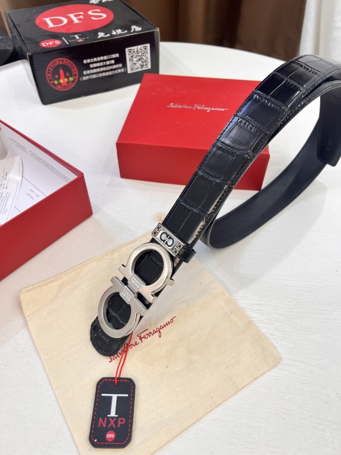 Streetwear Belt Ferragamo 321273 size:3.5cm