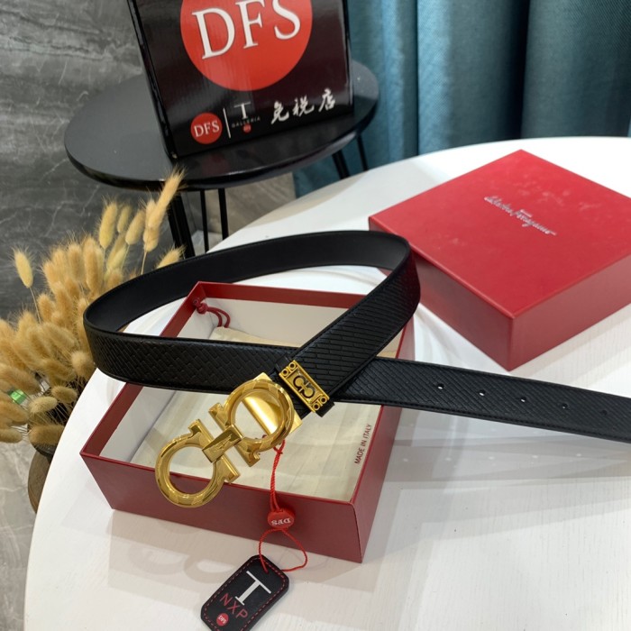 Streetwear Belt Ferragamo 321197 size:3.5cm