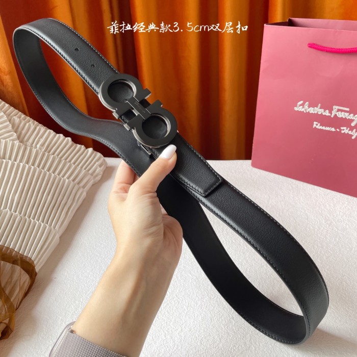 Streetwear Belt Ferragamo 321450 size:3.5cm