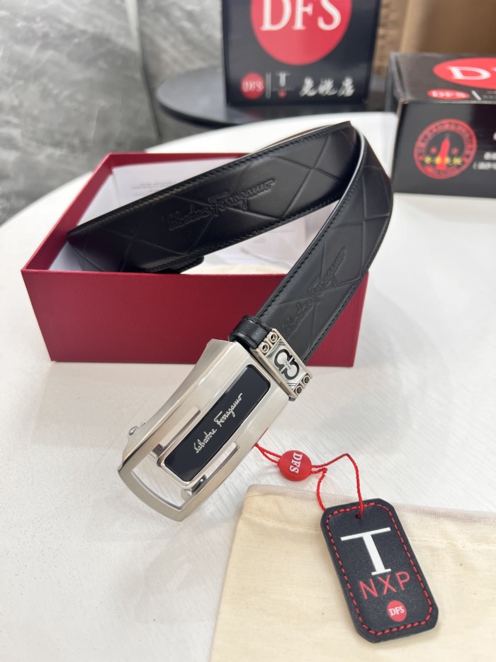 Streetwear Belt Ferragamo 321552 size:3.5cm