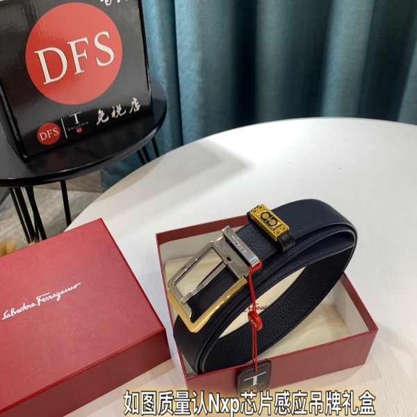 Streetwear Belt Ferragamo 321348 size:3.5cm