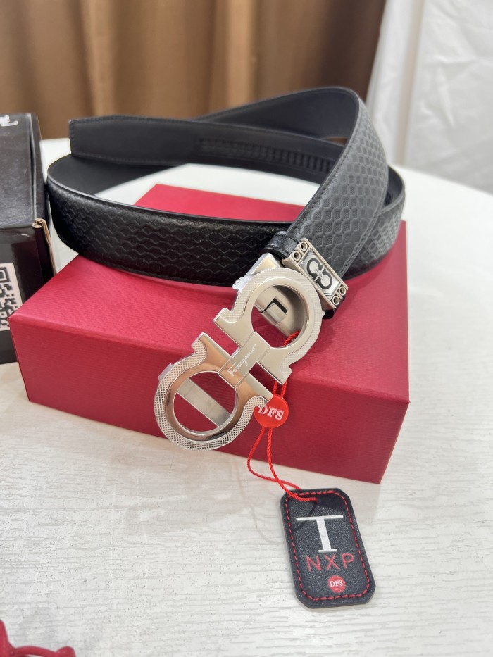 Streetwear Belt Ferragamo 321605 size:3.5cm