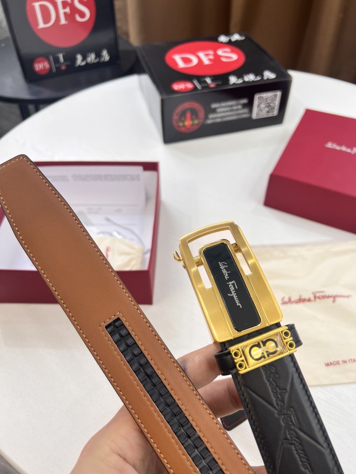 Streetwear Belt Ferragamo 321553 size:3.5cm