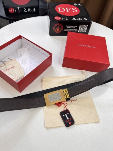 Streetwear Belt Ferragamo 321287 size:3.5cm
