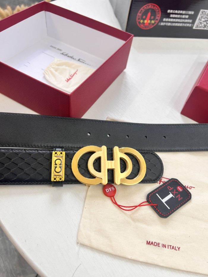 Streetwear Belt Ferragamo 321210 size:3.5cm