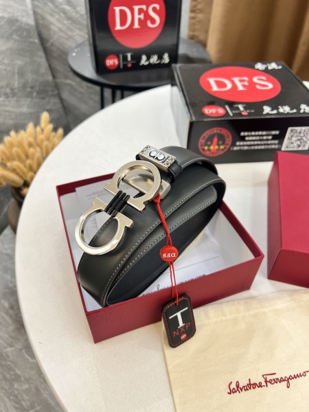 Streetwear Belt Ferragamo 320996 size:3.5cm