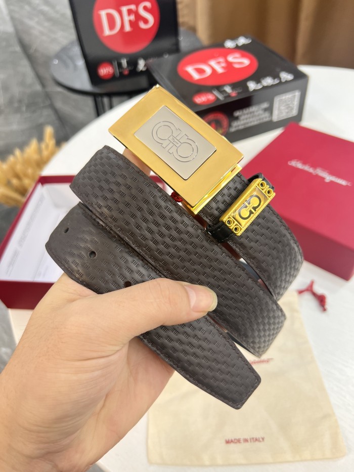 Streetwear Belt Ferragamo 321076 size:3.5cm