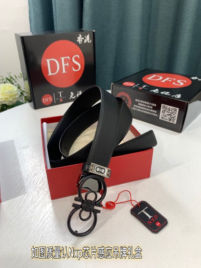 Streetwear Belt Ferragamo 321099 size:3.5cm