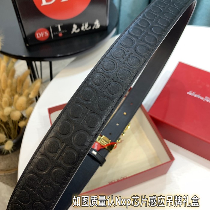 Streetwear Belt Ferragamo 320937 size:3.5cm