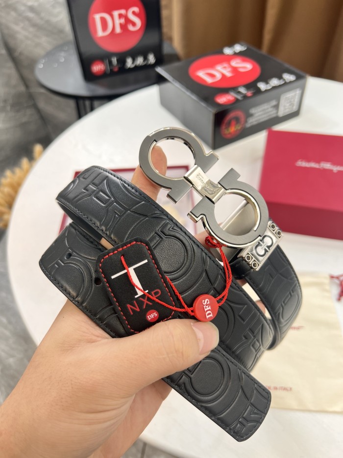 Streetwear Belt Ferragamo 320975 size:3.5cm