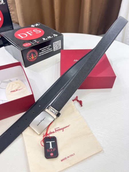 Streetwear Belt Ferragamo 321095 size:3.5cm