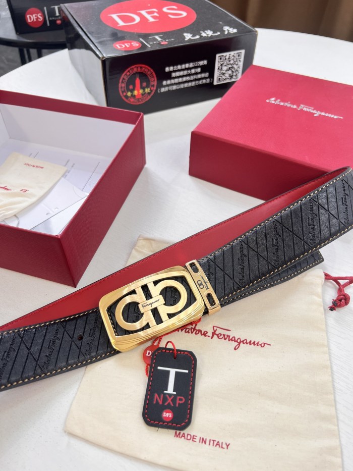 Streetwear Belt Ferragamo 321139 size:3.5cm