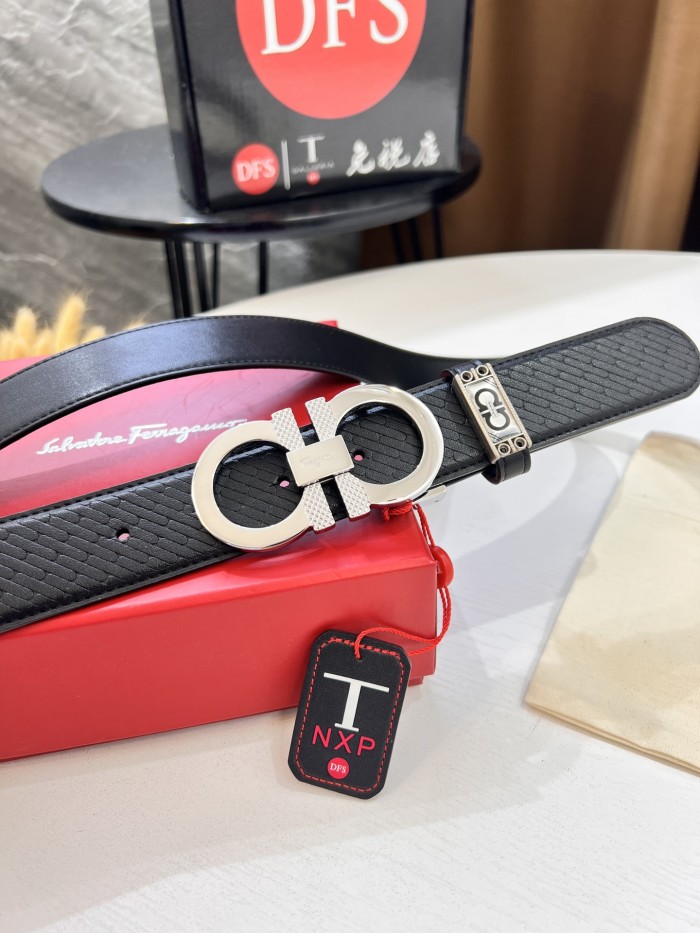 Streetwear Belt Ferragamo 320951 size:3.5cm