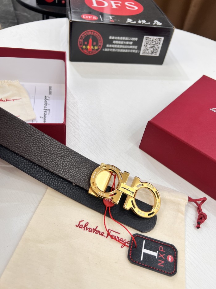 Streetwear Belt Ferragamo 321047 size:3.5cm