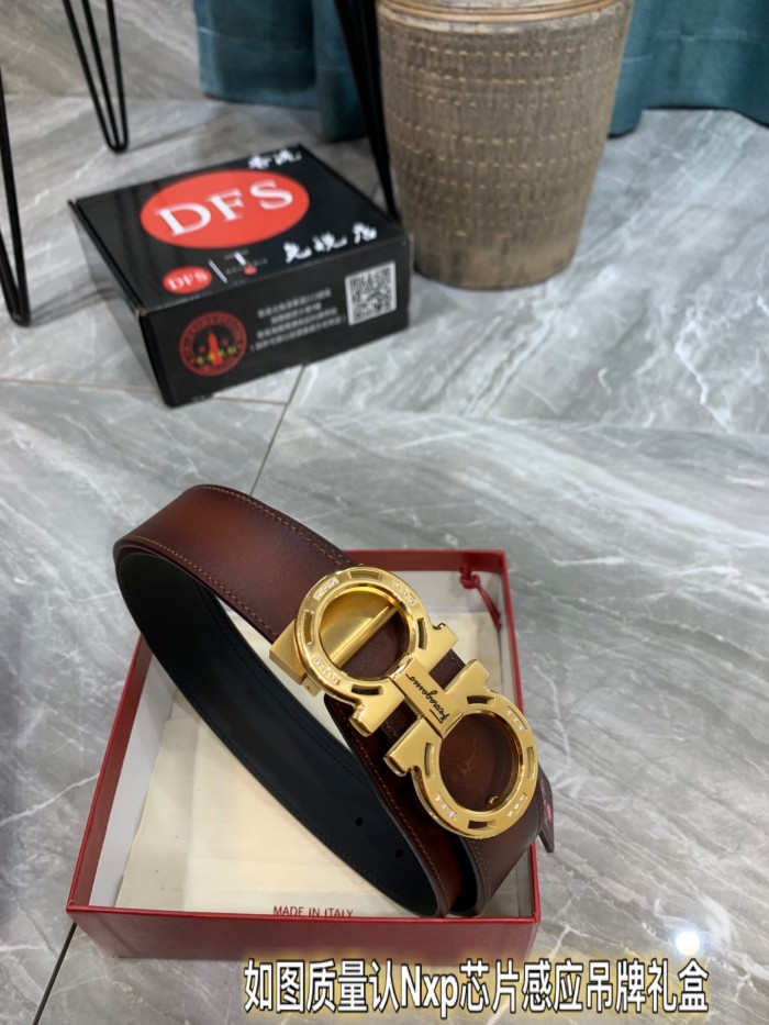 Streetwear Belt Ferragamo 321061 size:3.5cm