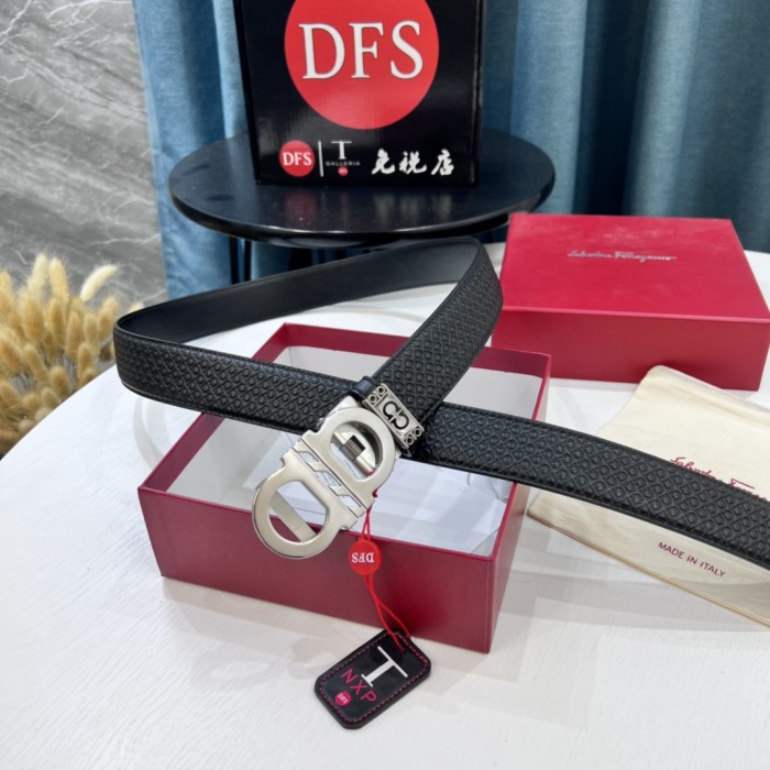 Streetwear Belt Ferragamo 321158 size:3.5cm