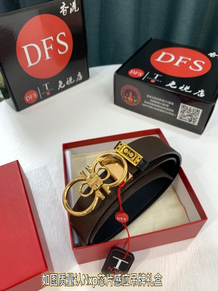 Streetwear Belt Ferragamo 321100 size:3.5cm