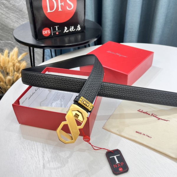 Streetwear Belt Ferragamo 320971 size:3.5cm