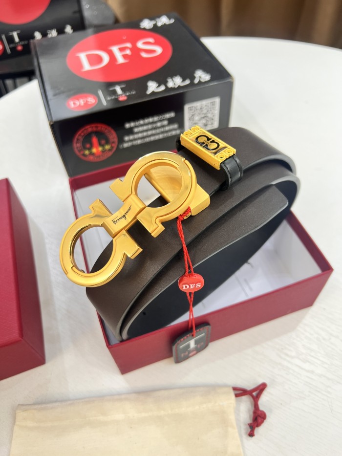 Streetwear Belt Ferragamo 321021 size:3.5cm