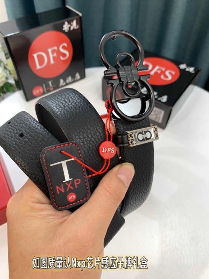 Streetwear Belt Ferragamo 321099 size:3.5cm