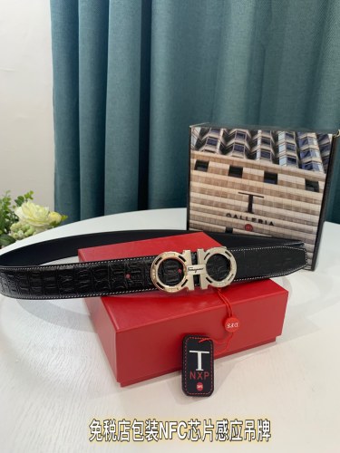 Streetwear Belt Ferragamo 321130 size:3.5cm