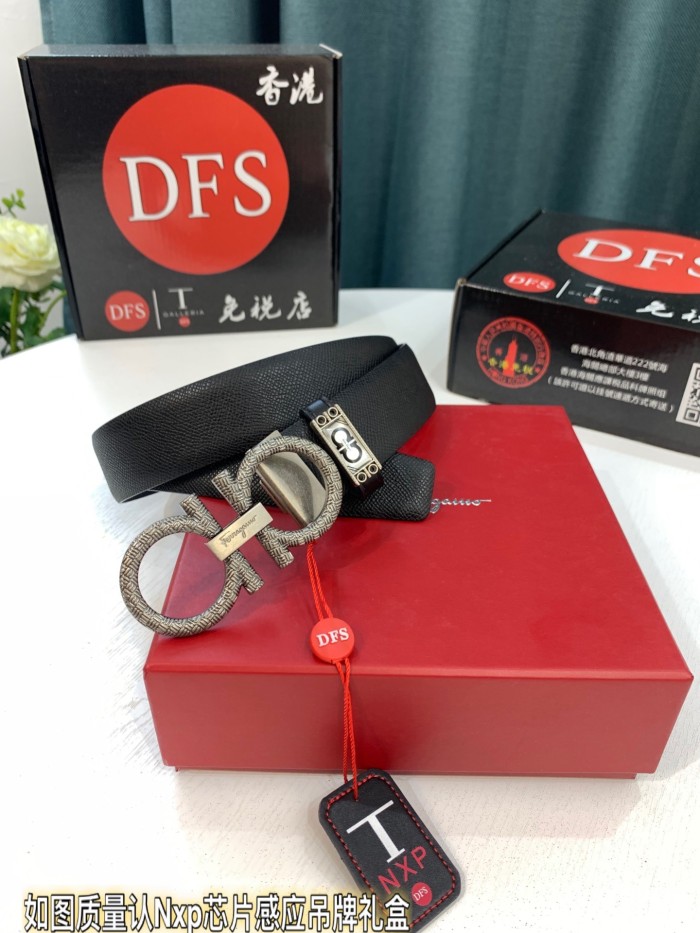 Streetwear Belt Ferragamo 321149 size:3.5cm