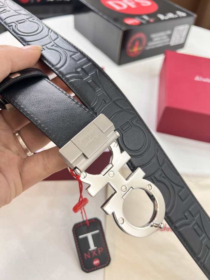 Streetwear Belt Ferragamo 320975 size:3.5cm