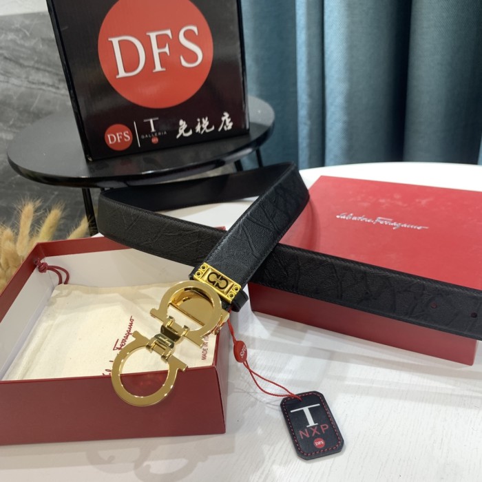 Streetwear Belt Ferragamo 321126 size:3.5cm