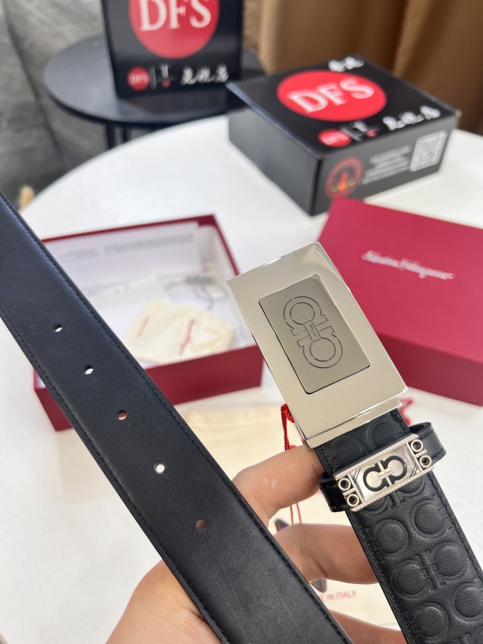 Streetwear Belt Ferragamo 320932 size:3.5cm